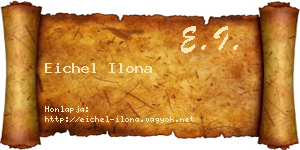 Eichel Ilona névjegykártya