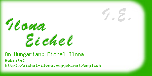 ilona eichel business card